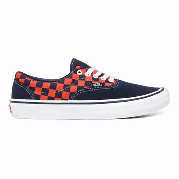 Damske Skate Obuv Vans Checkerboard Era Pro Námornícka Modrá/Oranžové VA60CPRYA